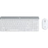 Logitech MK470 Slim Wireless Keyboard and Mouse Combo - Modern Compact Layout, Ultra Quiet - Off White