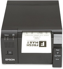 Epson TM-T70II-DT2 C31CH61A9601 Thermal Receipt Printer, Core i3, 256GB, Win 10, PS-180