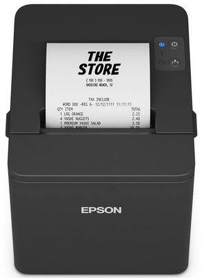Epson TM-T20IV Printer C31CL47002 3" Thermal Receipt Printer, Serial/USB/Ethernet Interface