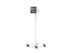 iPad Air M2 & M3 13IN, Apex Enclosure Rolling Cart - Rise Freedom Extended White