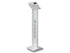 iPad Air 10.9IN (4-5th Gen) Space Enclosure Brandable Floor Stand White