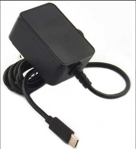 CipherLab BPOWER0000143 Accessory, Power Adapter with Type C USB Cable, RS38, AC 100-240V, DC 5V/2A