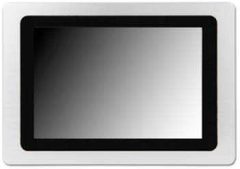 10.1" Panel Mount Touch Computer IP67, i3 PCAP Touch 8GB RAM 120GB SSD W10 Pro x64 WiFi, 1000 nits