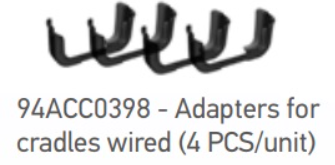 Datalogic Memor 12 94ACC0398 Adapter for Cradles Wired (4 Pieces), Memor 12-17 Without Boot