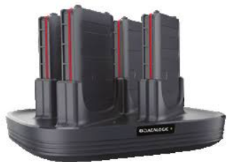 Datalogic 94ACC0192 Charger, 4 Slot Battery, Memor 10, Black (Requires Power Supply and Cord)