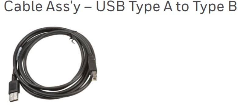 Honeywell 321-576-004 Cable, 2 meter (6.56 feet) , USB-A to USB-B, ROHS Use with Dock Sync