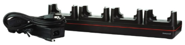 Honeywell CT40-NB-UVB-1 CT40 Booted 4 Bay NetBase Kit, Includes NetBase, Power Supply, Power Cable