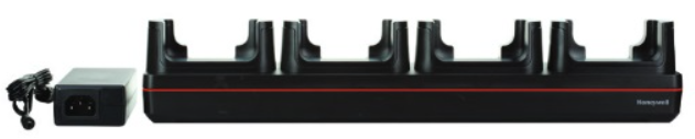 Honeywell CT40-CB-UVB-0 CT40 Booted 4 Bay Charger Kit, Includes 4 Bay Charger, Power Supply