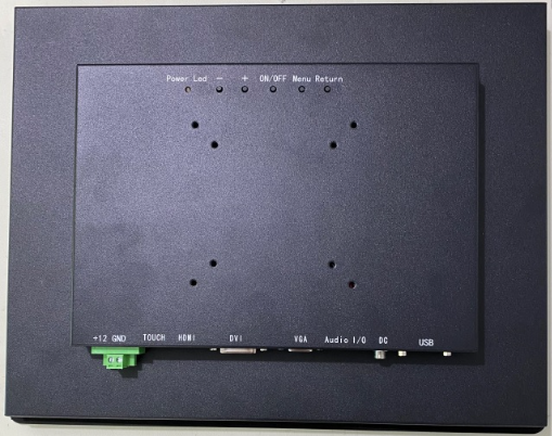 15" ETPM-S15 Panel Mount IP65 PCAP Touch Screen Monitor, 400 nits, VGA, HDMI, USB Touch